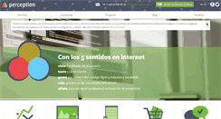 Desktop Screenshot of perception.es